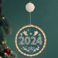 thumbnail image 1 of Luces de ventana de Navidad LED 3D con pilas para árbol de Navidad de cristal de pared de boda, 1 of 5