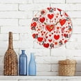 thumbnail image 7 of GZHJMY Valentine's Day Heart Wall Clock, Silent Non Ticking Battery Operated Round Clock for Kitchen Office School Home Decorative, 7 of 7