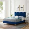 thumbnail image 3 of Current Performance Velvet Queen Platform Bed-MOD-6733, 3 of 5