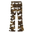 thumbnail image 4 of Fleece Lined Leggings Girls 14-16 Winter Warm Camo Flared Pants High Waisted Bell Bottom Thermal Pants, 7 Y, 4 of 6