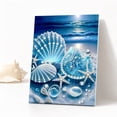 thumbnail image 7 of Diamond Art Pearl Painting Kits for Adults, Ocean Waves Diamond Art Kits for Beginners, DIY 3D Beach Seashell Plastic Pearl Painting Kit for Home Wall Decoration,E,One Size, 7 of 7