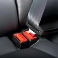thumbnail image 3 of Jinswick Easy Install Car Seat Belt Buckle Clips, 4pcs Black Vehicle Organizers, Adjustable Seatbelt Holders, Interior Neatness, Non-Marking, 3 of 8
