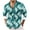 Light Blue#2, variant on LEBONYARD Mens Hoodies Pullover,Men's Digital Printed Shirt Slub Wave Printed Lapel Long Sleeve Shirt Brown L