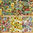 thumbnail image 3 of David Textiles 21" x 18" Cotton Spring Fat Quarter Precut Bundle, 5 Pieces, Multicolor, 3 of 6