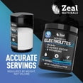thumbnail image 4 of Zealot Electrolyte Powder - 90 Servings | Keto Electrolytes | Zero Sugar | Blue Raspberry, 4 of 7
