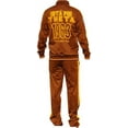 thumbnail image 2 of Big Boy Iota Phi Theta Divine 9 S3 Mens Jogging Suit Set [Brown - 2XL], 2 of 3