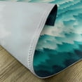 thumbnail image 4 of Ambesonne Turquoise Place Mats Set of 4, Misty Woodland Mountains, Standard Size, Dark Seafoam Dark Teal, 4 of 5