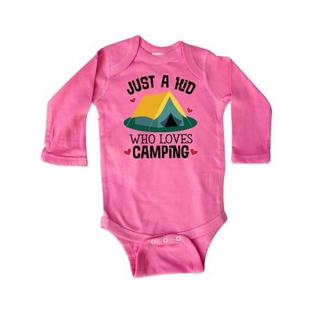 

Inktastic Camping Gift Summer Camp Gift Baby Boy or Baby Girl Long Sleeve Bodysuit