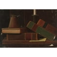 thumbnail image 2 of John Frederick Peto 14x11 Gold Ornate Wood Frame and Double Matted Museum Art Print Titled - Still Life with Books, 2 of 4