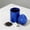 Blue, variant on Aluminum Tea Canister, Portable Airtight Storage Tin, Small Tea Container for Travel, 1 Canister