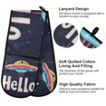 thumbnail image 2 of Yayeee Double Oven Mitt Kitchen Heat Resistant Baking 35" x7" Quilted Glove, Colorful UFO, 2 of 6