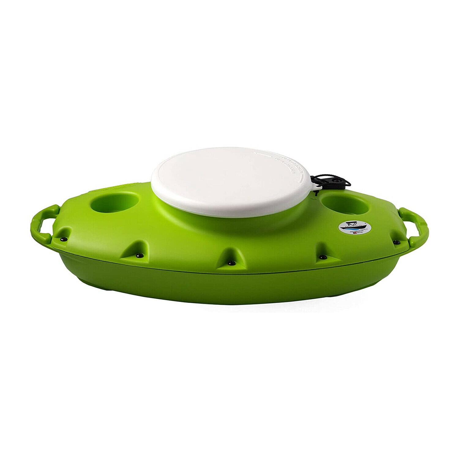 CreekKooler Pup 15 Quart Floating Beverage Water Portable Cooler, Green