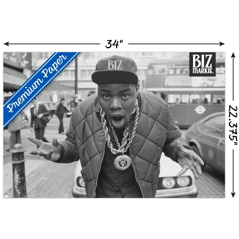 Biz Markie - London Street Wall Poster with Pushpins, 22.375