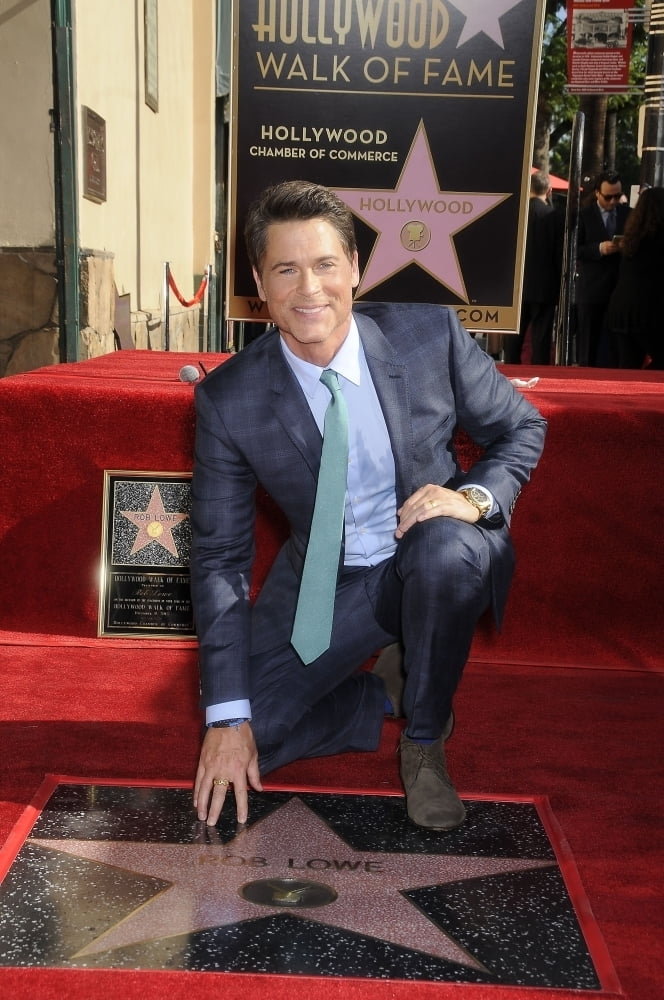Rob Lowe At The Induction Ceremony For Star On The Hollywood Walk Of(01)