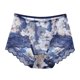 thumbnail image 1 of Puntoco Ropa interior para mujer, calzoncillos con estampado de flores, encaje, cintura media, alta elasticidad, realce de glúteos, bragas Cultivate Oneself, 1 of 3