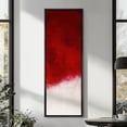 thumbnail image 2 of Large Framed Canvas Art Blood Red Abstract Print for Modern Living Room Bedroom Wall Decor - 60"x20" Black Framed, 2 of 6