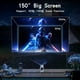 thumbnail image 5 of Proyector portátil YITAN Y7S Android 1080P 230ANSI - Blanco, 5 of 10