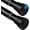 Black-2P, variant on Shower Curtain Rod 45-77 Inch White Shower Rod 7/8" Tension Curtain Rod Adjustable Curtain Rods No Drilling Shower Tension Rod Shower Curtain Tension Rod for Bathroom Windows Doorways