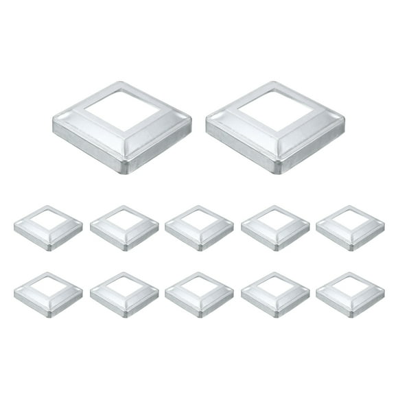 12Pack Post Base Cover, 6x6 Metal Integral Style Post Skirt Porch Column Wrap(3.25x3.25)