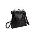 thumbnail image 2 of Gustave Vintage Kiss Lock Crossbody Bag for Women PU Leather Top Handle Clutch Evening Purse Handbag Shoulder Bag, 2 of 9