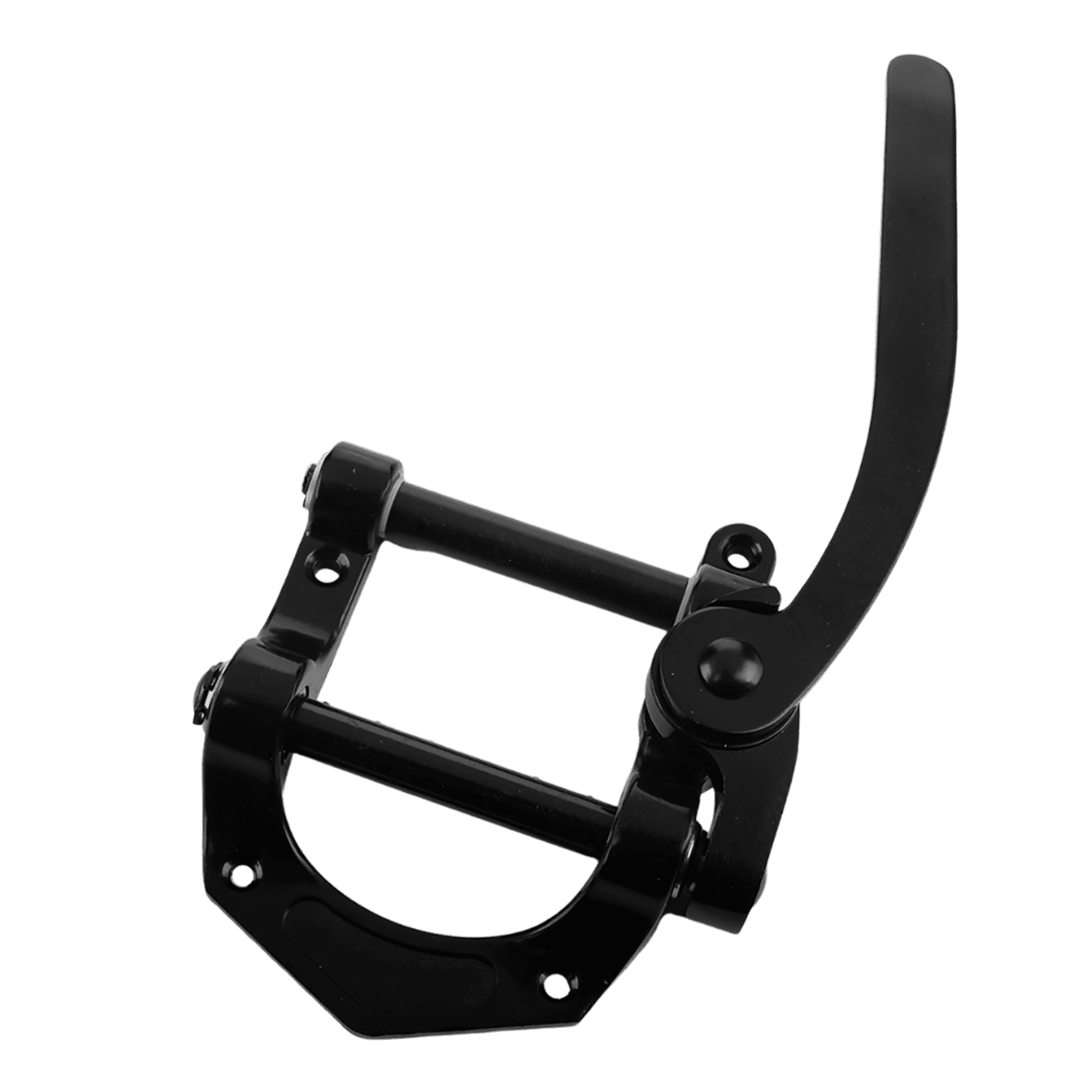 LOOKSEVEN Electric Guitar Tremolo Vibrato Tailpiece Bridge for Les Paul Tele SG Style Flat Top - Black
