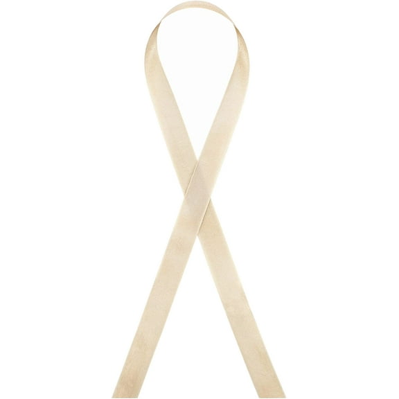 Seam Binding Rayon Ribbon 1/2-Inch x 100 Yards (145 - Leather Tan)