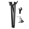 thumbnail image 2 of Microphone Stand, Microphone Scissor Arm Stand Adjustment Design Reduced Vibration Universal Suspension Arm Double Springs  For Live Streaming, 2 of 8