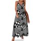 thumbnail image 1 of Opart - Vestido sin mangas en blanco y negro vestidos de mujer verano vestido de lujo vestido de fiesta Falda de verano para mujer, 1 of 7