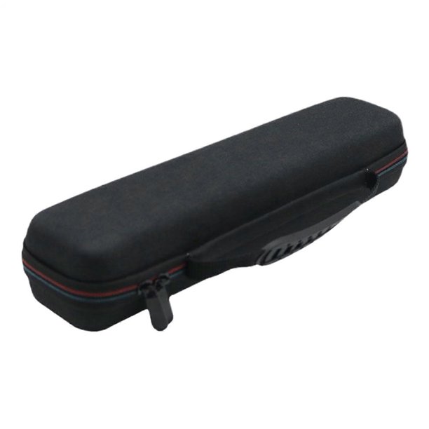 Estuche de viaje para plancha de pelo con carcasa rígida resistente al calor, protección contra golpes y bolsa compacta para rizador.