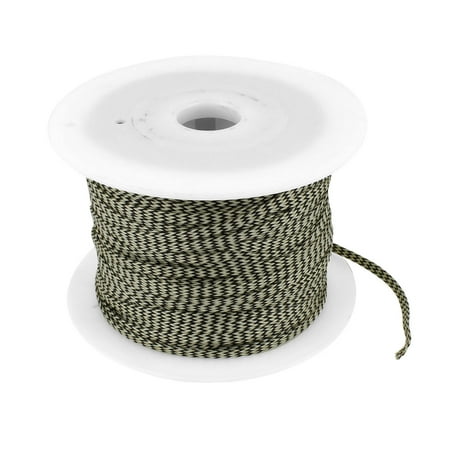 Unique Bargains Car Audio Braided Cable Wire Sheathing Sleeve Harness Black Beige 100M x 5MM