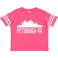 thumbnail image 3 of Inktastic Pittsburgh Pennsylvania Skyline PA Cities Boys or Girls Toddler T-Shirt, 3 of 5