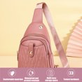 thumbnail image 2 of Bolso bandolera para mujer, bolso bandolera, tendencia de moda, bolso de pecho informal de gran capacidad que combina con todo, 2 of 6