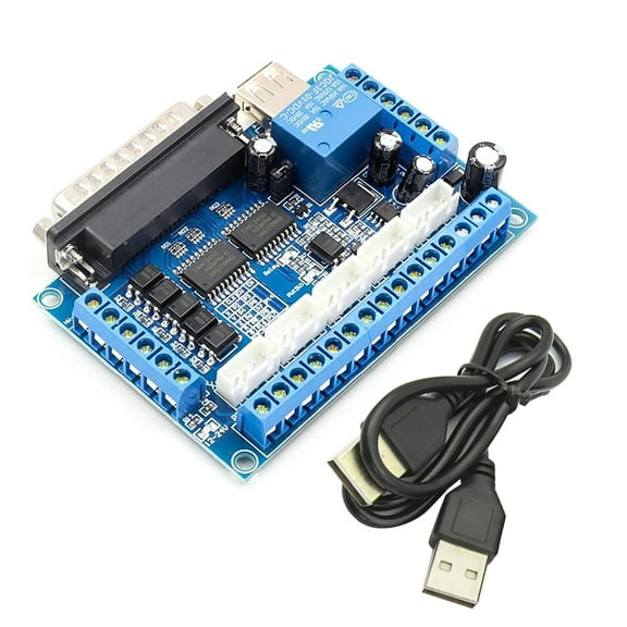USB Adapter Breakout Board for MACH3 Parallel Port Control  Computer CNC Machine Connection Tools