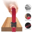 thumbnail image 4 of Woodworking Ruler Precision Pocket Rule Metal Slide Stop Marking Ruler Metric Inch Measuring Working Scribing Ruler, 4 of 9