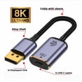 thumbnail image 2 of Adaptador Convertidor USB-C A Displayport, Conector Hembra USB-C Tipo C A Displayport 1.4, Cable HDTV 8K A 60 Hz para Tableta, 2 of 5