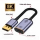 thumbnail image 2 of Adaptador Convertidor USB-C A Displayport, Conector Hembra USB-C Tipo C A Displayport 1.4, Cable HDTV 8K A 60 Hz para Tableta, 2 of 5