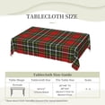 thumbnail image 6 of Rectangle Table Cloth, Scottish Clan Gillespie Tartan Plaid Resistant Washable Tablecloth Decorative Table Cover for Dining, Indoor and Outdoor, 6 of 6