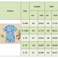 thumbnail image 3 of Lamuusaa Kid Girls Boys Romper Swimsuit, Short Sleeve Shark Print Cartoon Summer Beach Swimwear, 3 of 9