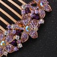 thumbnail image 2 of TABLETREANDS De Cristal Con Incrustaciones De Rhinestone Morada Para Y Eventos Especiales, 2 of 8