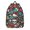 Skull and Flower-2, variant on Skull and Flower Gothic Pattern Backpack for School, Cute School Bag with Adjustable Shoulder Straps and Padded Back, 15.7"x11.8"x5.5"