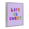 thumbnail image 2 of Stupell Industries Contemporary Life Is Sweet Gummies Gray Framed Giclee Art, 16 x 20, by LISH Creative, 2 of 8