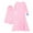 Pink, variant on Baby Girls Abaya Prayer Dress with Hijab Middle East Arabian Dubai Robe Ramadan Eid Clothes