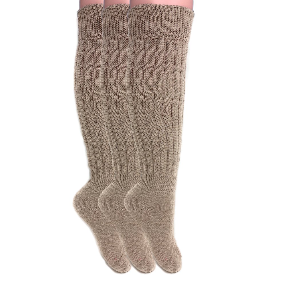 long sock boots beige