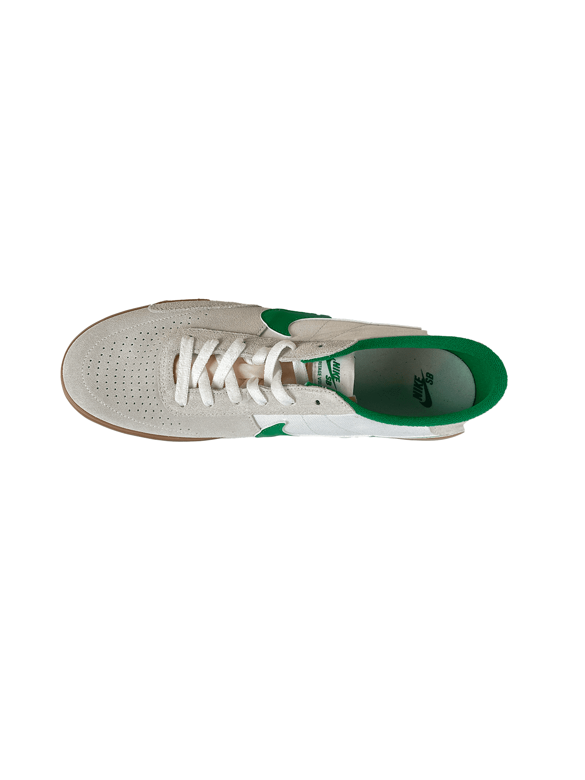 Nike SB Heritage Vulc White Lucky Green CD5010-101 Size Men  display picture 3