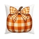 thumbnail image 1 of Mom's Best Fundas de almohada de Acción de Gracias de 17,7 x 17,7 pulgadas, con diseño de calabaza otoñal y tela suave con cremallera oculta para decoración del hogar., 1 of 6