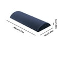 thumbnail image 3 of 2" H*15.7" L - Soft Small Lumbar Pillow for Sleeping, Memory Foam Back Lumbar Support Cushion for Lower Back Pain Relief Bed Waist Sleep Support Pillow for Side, Back Sleepers, 3 of 5