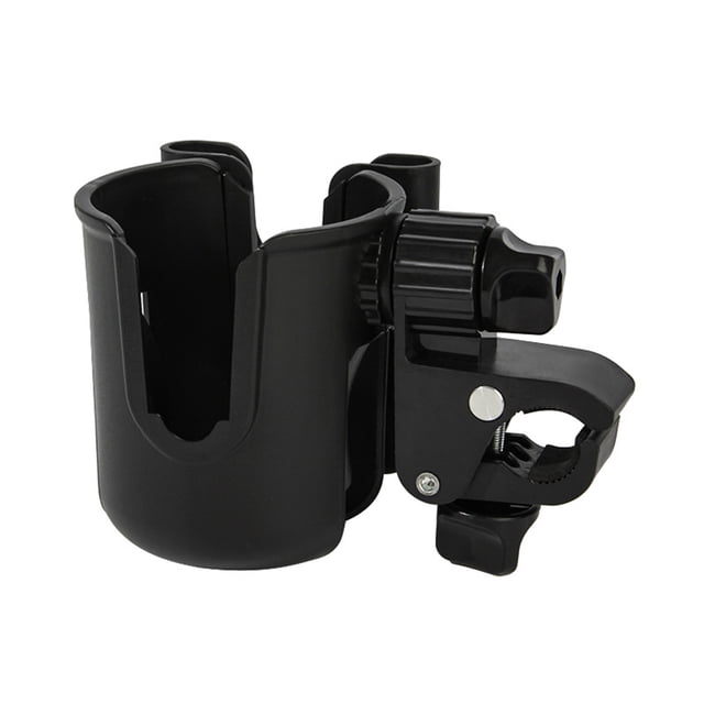 Black Car Water Cup Holder Bicycle Bottle Mount With Phone Stand Universal Clip For Motorcycle Bike Stroller Desk Non-Slip Tpr Petals Multi-Function