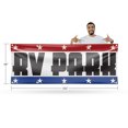 thumbnail image 2 of RV Park Banner Sign 48 Inch x 120 Inch | 13 oz Vinyl with Metal Grommets | Heavy-Duty Single-Sided Outdoor Durable Printed High-Quality Weatherproof | Made in the USA, 2 of 6