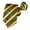 StripePrinted-Yellow, variant on MENDENG Zipper Ties for Men Adjustable 3.15" Black Neckties for Party Daily Dress Business Solid
