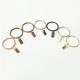 thumbnail image 4 of Mdesiwst 10Pcs Sturdy Metal Curtain Clip Rings Easy to Use Smooth Pull Space-Saving Load-bearing Curtain Rings, 4 of 8